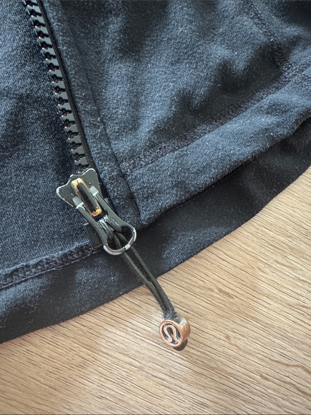 lululemon athletica Black Fitted Zip-Up Bomber Jacket - Picture 2 of 5
